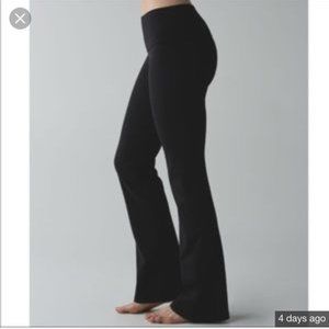 Lululemon Black Wunder Under Flare